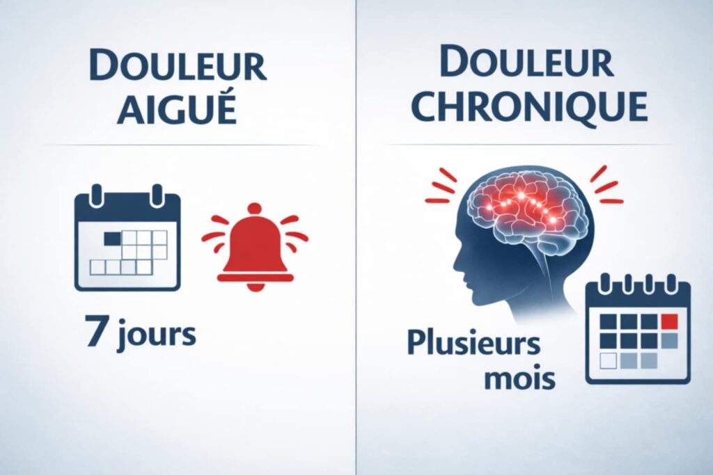 Douleur aigue et douleur chronique : Pourquoi la prise en charge n’est pas la même?